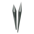 Punta Pararrayos / Cobre Cromado / 60 cm (1.97 ft) / 5/8 pulg / 5/16 pulg | SIERRA STORE