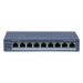 HIKVISION DS-3E1309P-EI - Switch PoE+ Monitoreable / 8 Puertos 10/100 Mbps / 1 Puerto Uplink Gigabit / Alcance Extendido 300 m (984.3 | SIERRA STORE