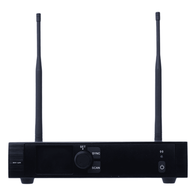 Receptor Inalámbrico / U-Band 540-690 MHz / Modulación PI/4-DQPSK / Pantalla TFT-LCD 2.2" / Salida Balanceada XLR y BNC / Encripción | SIERRA STORE