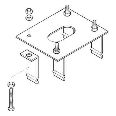Anclaje para Barreras Automáticas / Compatible GARD4 y G3750 / Instalación Industrial / Alta Resistencia | SIERRA STORE