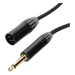 Cable de Audio XLR a Plug / 3 Polos Macho a 1/4 in Mono / Conectores Seetronic Serie M / Longitud 5 m (16.4 ft) / Triple Blindaje / | SIERRA STORE
