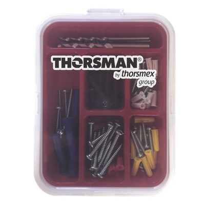 Kit de Fijación en Concreto / Doble Expansión 4 Direcciones / 104 Piezas / Guía Incluida / Anti-Giro | SIERRA STORE