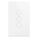 Interruptor Inteligente Wi-Fi / 3 Circuitos / 100V-250V / 2.4 GHz / Control por Voz / Panel de Vidrio Templado | SIERRA STORE