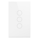 Interruptor Inteligente Wi-Fi / 3 Circuitos / 100V-250V / 2.4 GHz / Control por Voz / Panel de Vidrio Templado | SIERRA STORE
