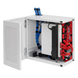 Gabinete de Pared 12U / Acero 1.9 mm / Puerta L 120° / Rack 19" / RAL 7035 / 1219 x 610 x 313 mm | SIERRA STORE