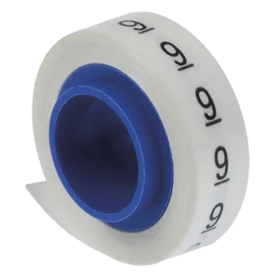 PANDUIT PMDR-9 - Rollo de Etiquetas Marcadoras / Pre-Impresas #9 / 2.4 m (7.87 pies) / Poliéster Blanco | SIERRA STORE