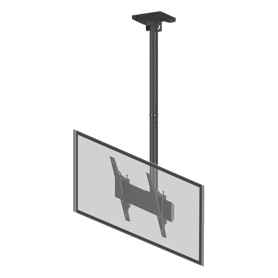 EPCOM INDUSTRIAL EMLCM1U - Soporte de Techo para Pantalla / 32" a 75" / VESA 100x100 a 400x400 / Carga Máxima 50 kg (110 lbs) / | SIERRA STORE