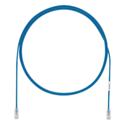 PANDUIT UTP28X5MBU - Cable de Parcheo UTP / Cat6A / 28AWG / CM/LSZH / 5 m (16.40 pies) / Azul | SIERRA STORE