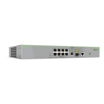 Switch Administrable Capa 3 / 8 Puertos 10/100 Mbps / 1 Puerto Gigabit/SFP Combo / 3.6 Gbps / 2.68 Mpps | SIERRA STORE
