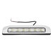 Luz de Escena LED / 6 LED / 75 lm / IP67 / 12-24 VCC / 0.1 A / 203 x 41 x 29 mm / 8 x 1.6 x 1.1 in / -30°C a +50°C / Bisel Blanco | SIERRA STORE