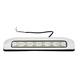 Luz de Escena LED / 6 LED / 75 lm / IP67 / 12-24 VCC / 0.1 A / 203 x 41 x 29 mm / 8 x 1.6 x 1.1 in / -30°C a +50°C / Bisel Blanco | SIERRA STORE