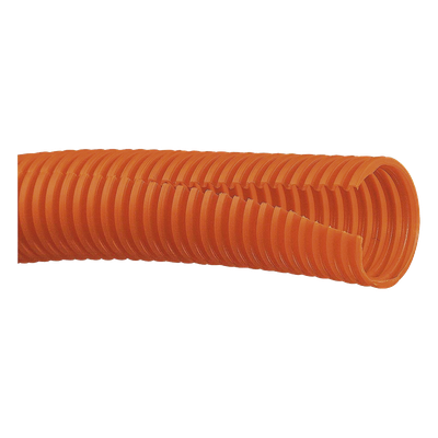 PANDUIT CLT50F-C3 - Tubo Corrugado Abierto / Diámetro Interno 12.8 mm / Longitud 30.5 m (100 ft) / Polietileno / Naranja / UL 94 HB / | SIERRA STORE