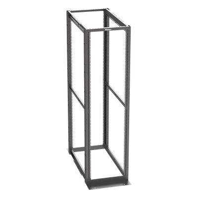 PANDUIT R4P42CN - Rack de Cuatro Postes / 45 UR / Carga 2500 lbs / Profundidad Ajustable 41.5 in (3.46 ft) / Acero / EIA-310D | SIERRA STORE