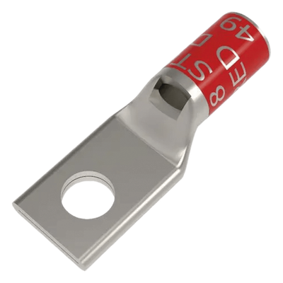 Zapata Terminal de Compresión / Cañón Corto / 3/8" / 8-6 AWG / 35 kV / 1.5 in (38 mm) | SIERRA STORE