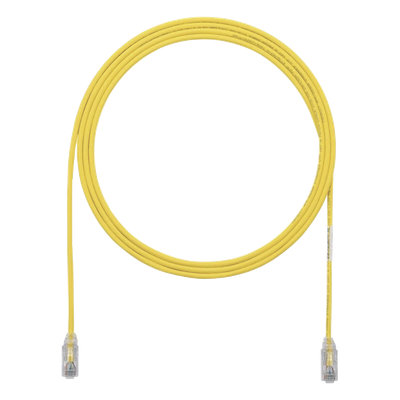 PANDUIT UTP28X7YL - Cable de Parcheo UTP Cat6A / 28AWG Diámetro Reducido / CM-LSZH / 2.13 m (7 ft) / Amarillo | SIERRA STORE