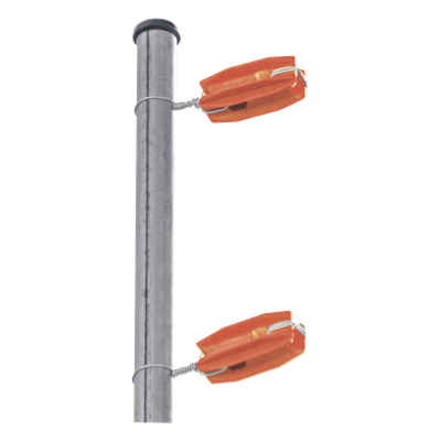 Aislador de Esquina para Cercos Eléctricos / 18 kV / Resistencia Mecánica 10.2 kg / Anti UV / 66 mm x 31.6 mm | SIERRA STORE