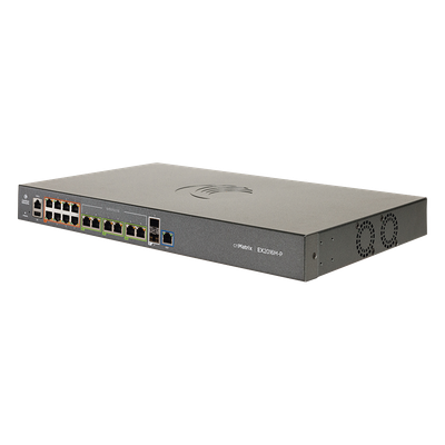 Switch PoE Capa 3 / 16 Puertos / 8x Gigabit 802.3af/at / 6x 2.5G 802.3bt / 2x SFP+ / 240 W / Rack 19" / Cloud | SIERRA STORE