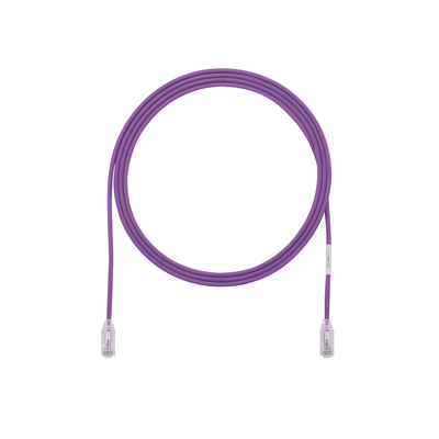 PANDUIT UTP28SP1VL - Cable de Parcheo / UTP Cat6 / 28AWG Diámetro Reducido / 0.3 m (1 pie) / Violeta | SIERRA STORE