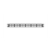 PANDUIT CP48HDBL - Panel de Parcheo Modular / 48 Puertos / 1UR / Blindado / Alta Densidad / Acero Inoxidable / 19 Pulgadas | SIERRA STORE