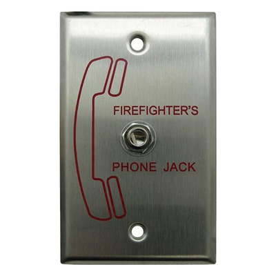 Toma Remota de Teléfono para Bomberos / Conexión Auricular FHS-F / Montaje en Caja 4x2x2½" / Circuito SLC Clase A/B / | SIERRA STORE