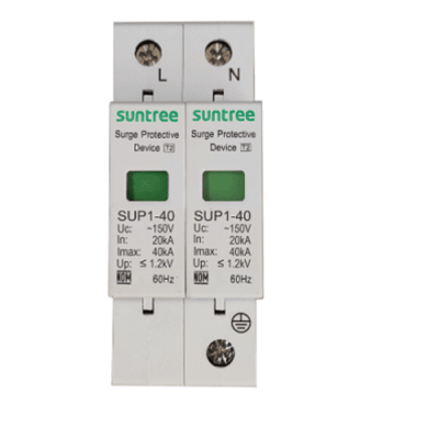 Supresor de Picos Transitorios de Voltaje, Diseñado Para Sistemas Fotovoltaicos, Uso en Corriente Alterna 220 Vca ,2 Polos...