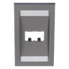 PANDUIT CFPE2IGY - Placa de Pared Vertical / 2 Puertos Mini-Com / Espacios para Etiquetas / 2.75 x 4.5 in / Gris | SIERRA STORE