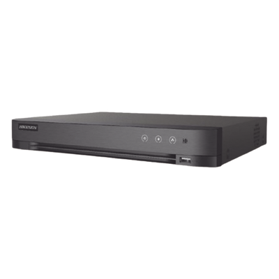 HIKVISION IDS-7204HUHI-M1/S(C) - DVR 4 Canales TurboHD +  4 Canales IP / 8 Megapixel (4K) / Audio por Coaxitron / 1 Bahía de Disco | SIERRA STORE