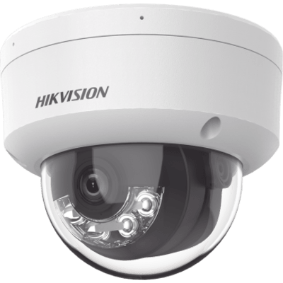 HIKVISION DS-2CD1123G3-LIUF - Cámara Domo IP / 2 Megapixel / Dual Light 30 m (98.4 ft) / Micrófono Integrado / IK08 / IP67 / PoE / | SIERRA STORE