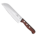 Cuchillo Santoku / Hoja 17 cm / Filo con Alvéolos / Mango de Pino Modificado / 0.103 kg / Fabricación Suiza | SIERRA STORE