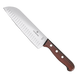 Cuchillo Santoku / Hoja 17 cm / Filo con Alvéolos / Mango de Pino Modificado / 0.103 kg / Fabricación Suiza | SIERRA STORE