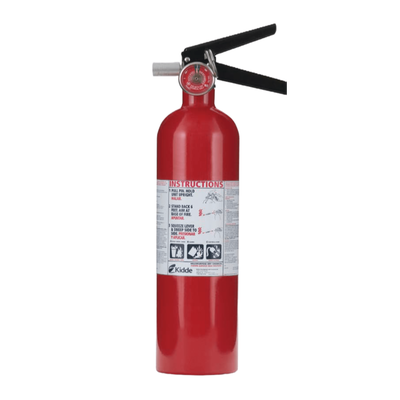 Extintor recargable / polvo químico seco multipropósito / UL 1-A,10-B:C / 2.6 lb / soporte de pared / paquete de 6 | SIERRA STORE