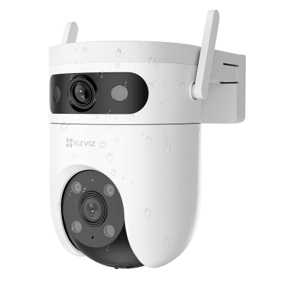Cámara IP PT Dual-Lente / 6 Megapixel / Wi-Fi 6 / Visión Nocturna Color 40 m (131.2 ft) / IR 30 m (98.4 ft) / Detección IA | SIERRA STORE