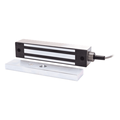 Chapa Magnética Electromagnética / 600 lb (272 kg) / IP65 / 12/24 VDC Seleccionable / Cable Acorazado 18" (457 mm) / Sin Magnetismo | SIERRA STORE