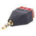Conector de audio / 3.5mm macho estéreo / Terminal de tornillo 3 pines / 28-16 AWG / Compacto | SIERRA STORE