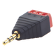 Conector de audio / 3.5mm macho estéreo / Terminal de tornillo 3 pines / 28-16 AWG / Compacto | SIERRA STORE