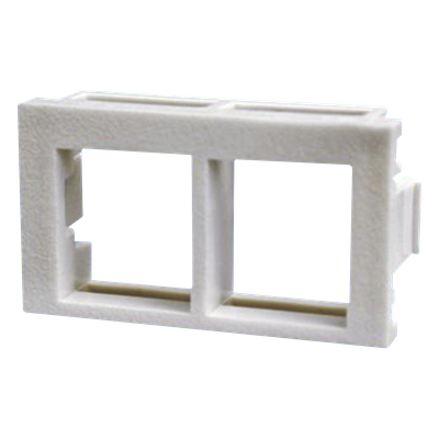 PANDUIT NKHF2MWH-X - Inserto Plano de 1/3, Espacio para Dos Módulos Keystone, Color Blanco | SIERRA STORE