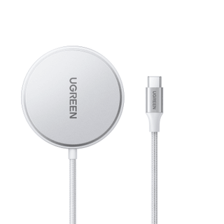Cargador Inalámbrico Magnético 15W / Protocolo Qi 2 / USB-C 9V 2.2A / Eficiencia 83% / Protección Multinivel / Material PC...