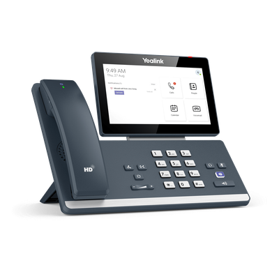 Teléfono IP Empresarial / Pantalla Táctil 7 Pulgadas / Bluetooth 5.2 / Wi-Fi Dual Band / PoE / Microsoft Teams Nativo | SIERRA STORE
