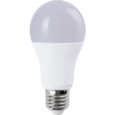 Foco LED A19 / 14 W / 1301 lm / Luz de Día 6500 K / Rosca E27 / IRC 80 / 15000 h / No Atenuable / NOM-030 | SIERRA STORE