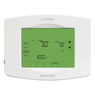 Termostato inalámbrico TouchPRO Wireless / 24 V~ / Clear Connect 431-437 MHz / Programación de 7 días / RadioRA 2 y HomeWorks QS | SIERRA STORE