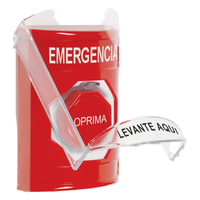 Botón Multipropósito / Superficie / Policarbonato / Pre-Alarma / -40 a 121°C / 10A@250VAC / Interior / Español | SIERRA STORE