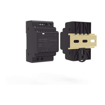 Fuente de Poder Industrial / Entrada 100-240 Vca / Salida 24 Vcc / 2.5 A / 60 W / Riel DIN / -20°C a 45°C / 3.7 x 2.1 x 2.3 in | SIERRA STORE