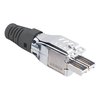 SIEMON T7P4B011 - Plug TERA / 4 Pares / 22-23 AWG / S/FTP y F/FTP / Cat 7 y 7A / Blindado / Negro | SIERRA STORE