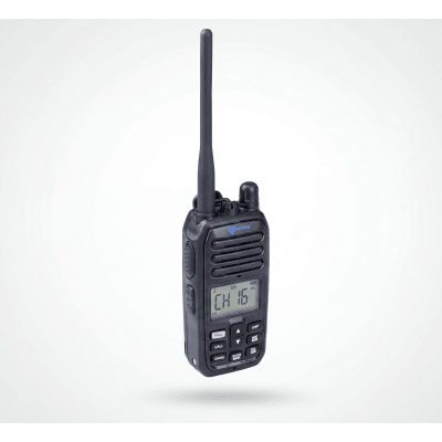 Radio Portátil VHF Marino / IP67 Sumergible / 5W / Dual-Watch / NRC Anti-Ruido / Luz LED de Emergencia Activada por Agua / 156-163 MHz | SIERRA STORE