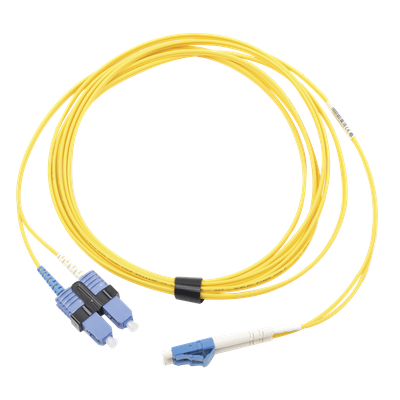SIEMON FJ2-LCUSCUL-03 - Jumper de Fibra Óptica / Monomodo OS2 / LC/UPC-SC/UPC Duplex / OFNR / 3 m (9.84 ft) / Amarillo | SIERRA STORE