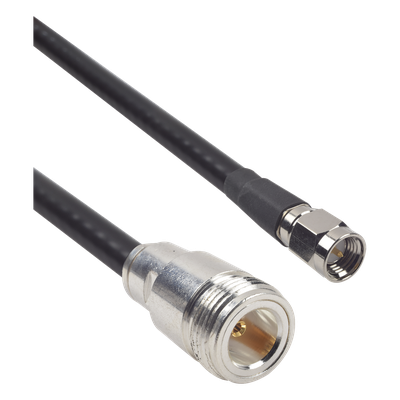 EPCOM INDUSTRIAL SNH-240UF-SMA-60 - Cable LMR-240UF (Ultra Flex) de 60 cm con conectores N Hembra y SMA Macho | SIERRA STORE