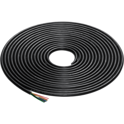 Cable Multifunción / 25 pies (7.62 m) / 6 Conductores / 2 × 16 AWG Altavoz / 4 × 20 AWG Iluminación LED / Cobre OFC Estañado / | SIERRA STORE