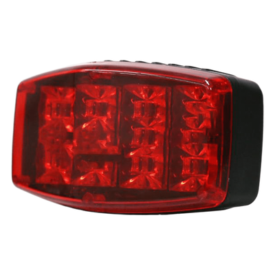 Luz Frontal Ultra Brillante / 9 LED 3W / 25 Patrones Destello / 10-30VCC / 64-104 cm (2.1-3.4 ft) / Rojo | SIERRA STORE