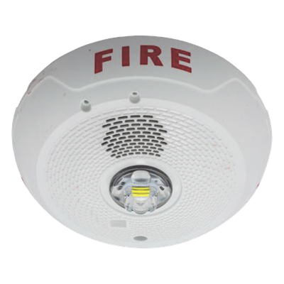 Sirena con Estrobo LED / 2 Hilos / Techo / Candela Seleccionable 15-177 cd / Sincronización System Sensor Sync / Compatible SpectrAlert | SIERRA STORE