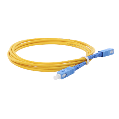 LINKEDPRO BY EPCOM LPSM3SCUSCUS2 - Jumper de Fibra Óptica / Monomodo OS2 G.652D / SC/UPC-SC/UPC / Simplex / 2 Metros (6.56 Pies) / 3mm | SIERRA STORE